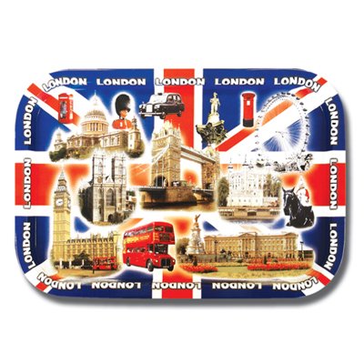 London Union Jack Tray