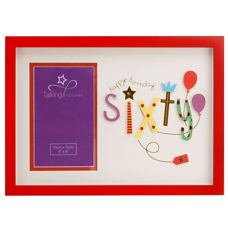 Happy 60th Birthday Photo Frame