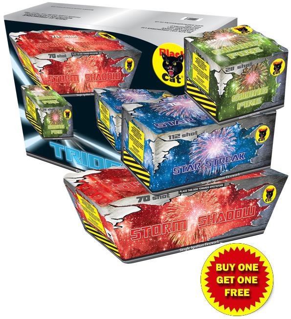 Trident Triple Pack Single Ignition Fireworks