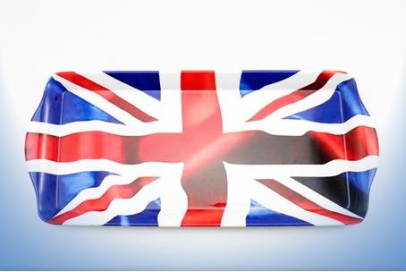 Union Jack Sandwich Tray