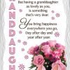 A Special Granddaughter Ceramic Plaque