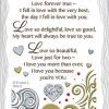 With Love Always Ceramic Plaque