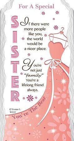 For A Special Sister Ceramic Plaque