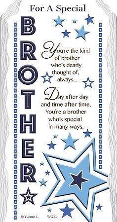 For A Special Brother Ceramic Plaque