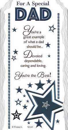 For A Special Dad Ceramic Plaque