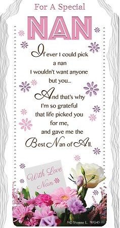 For A Special Nan Ceramic Plaque