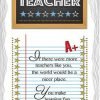 A Special Teacher Ceramic Plaque