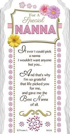 For A Special Nanna Ceramic Plaque