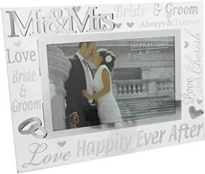 Mr & Mrs Photo Frame