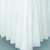 White Plastic Table Skirt