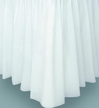 White Plastic Table Skirt