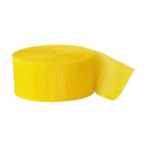 Crepe Streamers Yellow