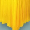 Yellow Plastic Table Skirt