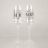Happy 60th Anniversary Champagne Glasses