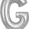 Super Shape Letter G Silver