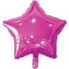 Magenta Plain Star Foil Balloon