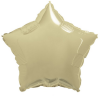 Champagne Gold Plain Star Foil Balloon
